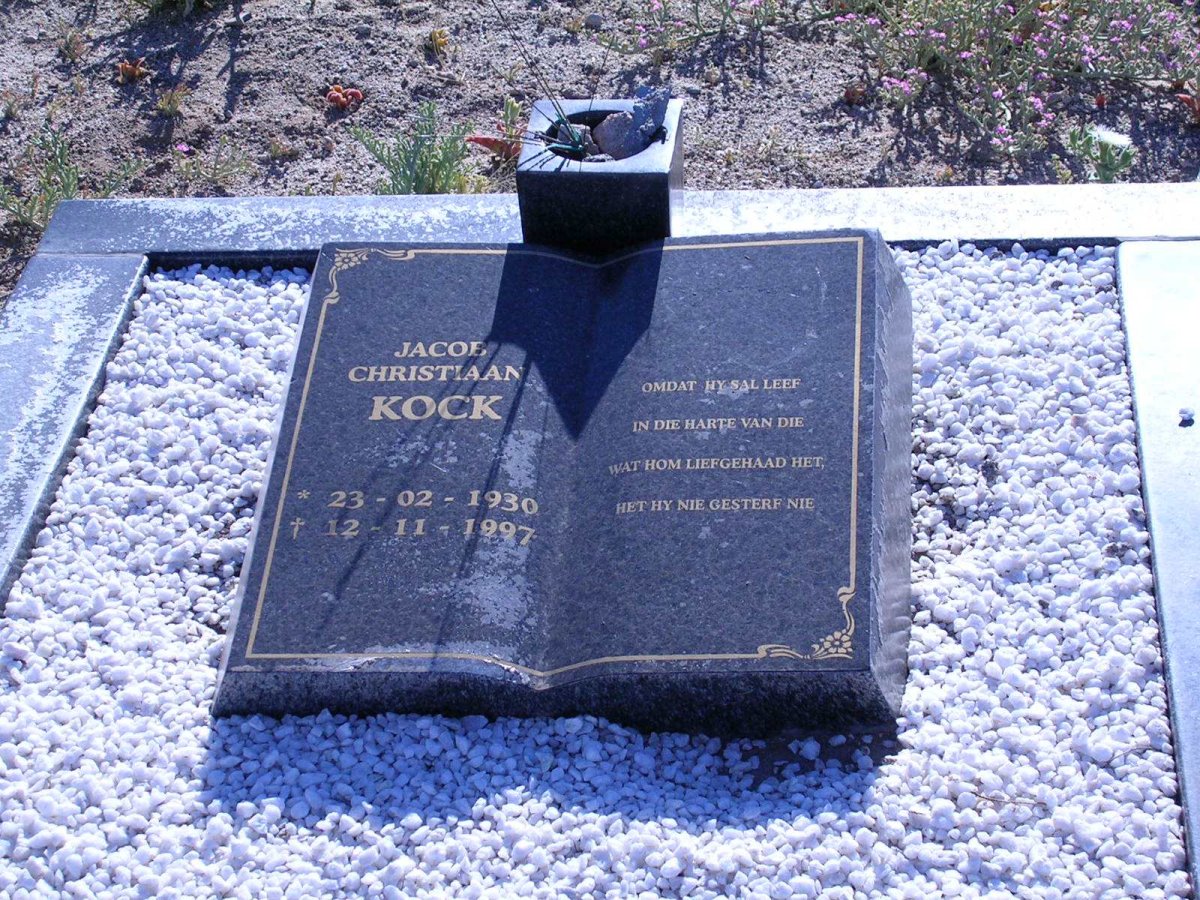 KOCK Jacob Christiaan 1930-1997
