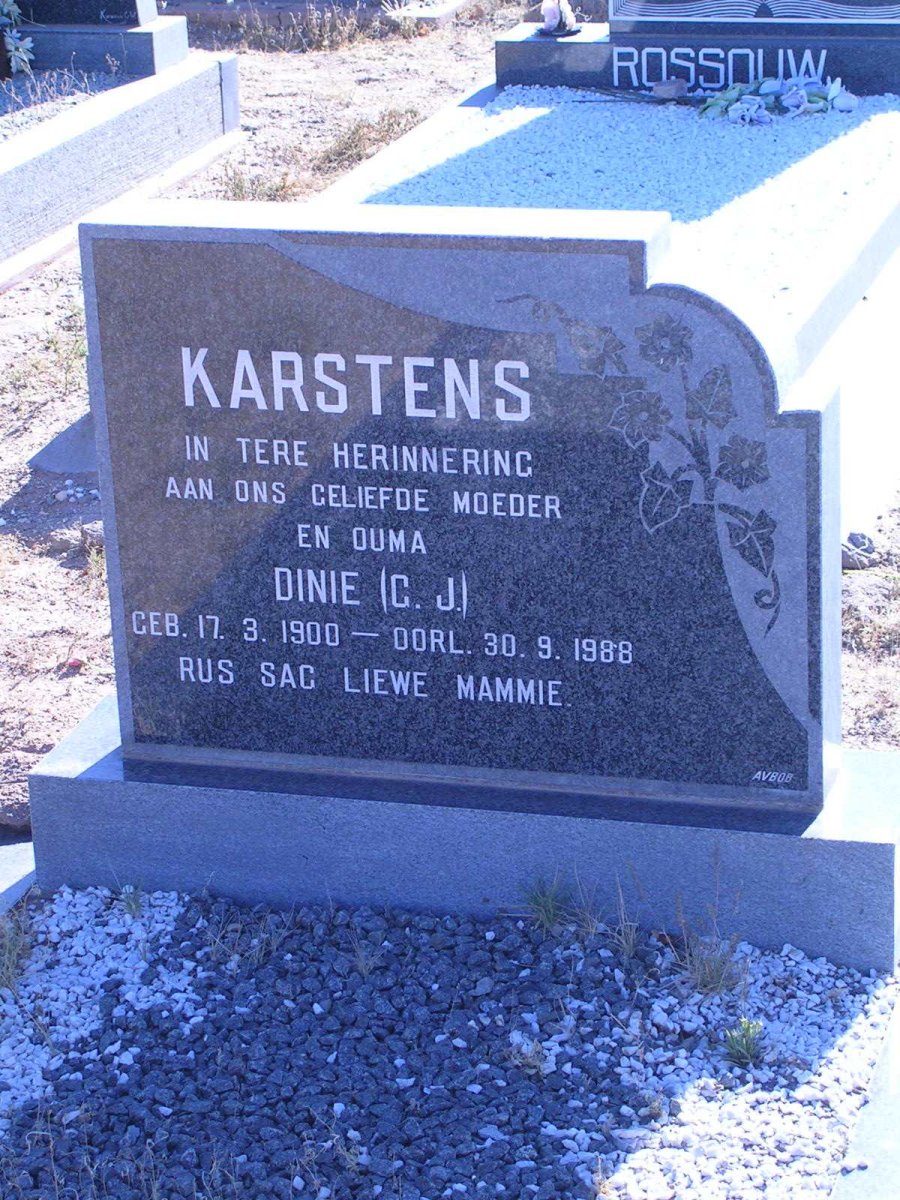 KARSTENS C.J. 1900-1988