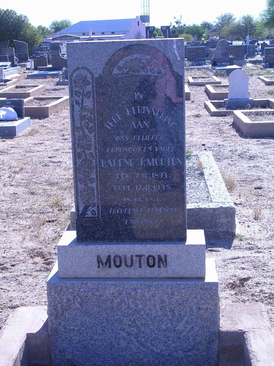 MOUTON N.J. 1893-1945
