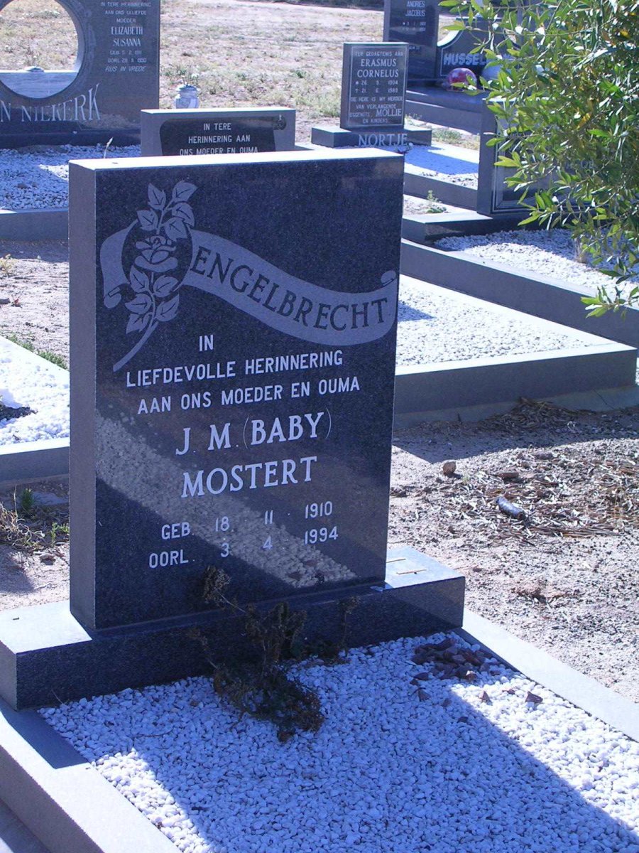 MOSTERT J. M. 1910-1994