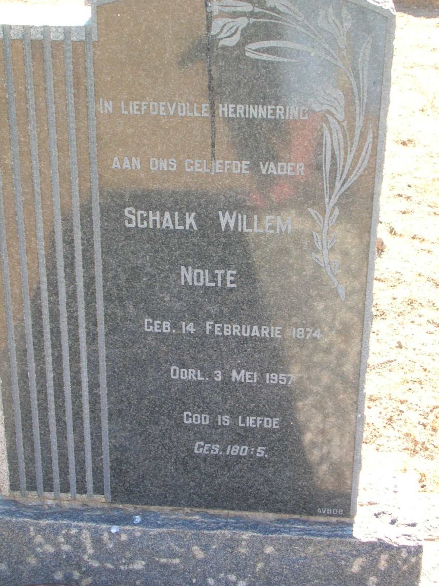 NOLTE Schalk Willem 1874-1957