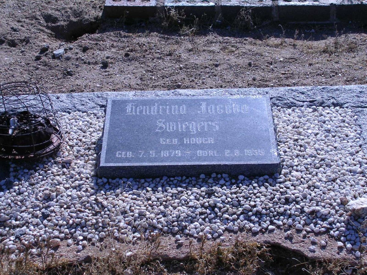 SWIEGERS Hendriena Jacoba nee HOUGH 1879-1935
