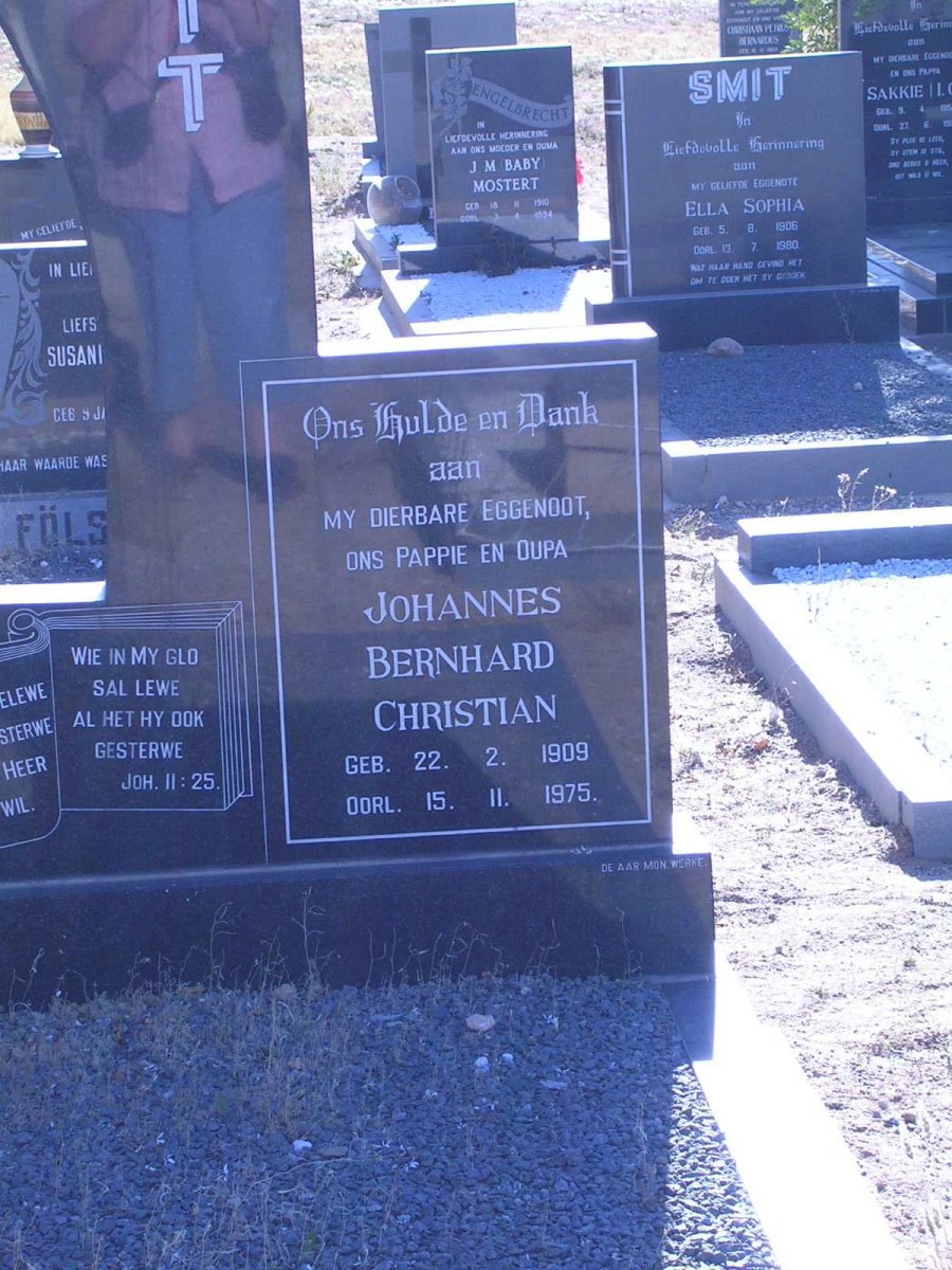 SMIT Johannes Bernhard Christian 1909-1975