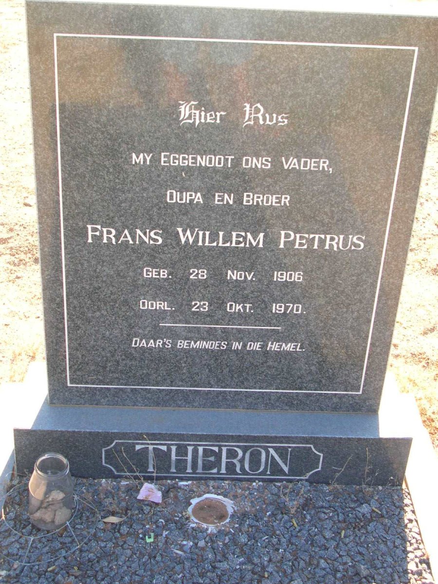 THERON Frans Willem Petrus 1906-1970