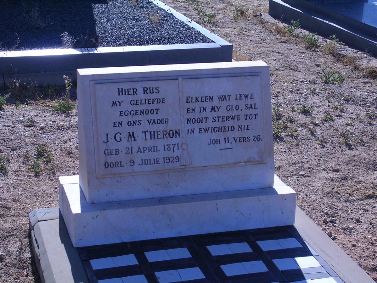 THERON J.G.M. 1871-1929