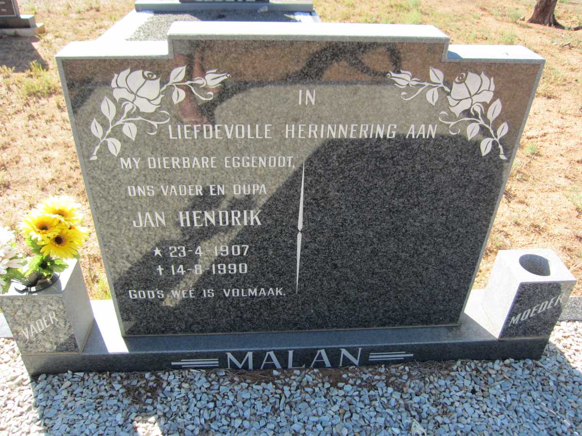 MALAN Jan Hendrik 1907-1990