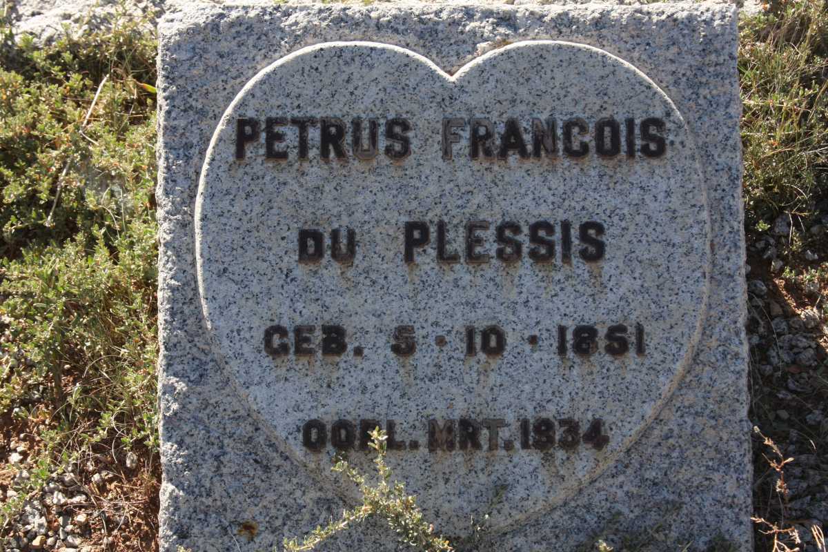PLESSIS Petrus Francois, du 1851-1934 &amp; Alida Petronella 1854-1913