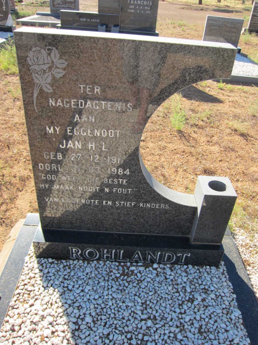ROHLANDT Jan H.L. 1911-1984