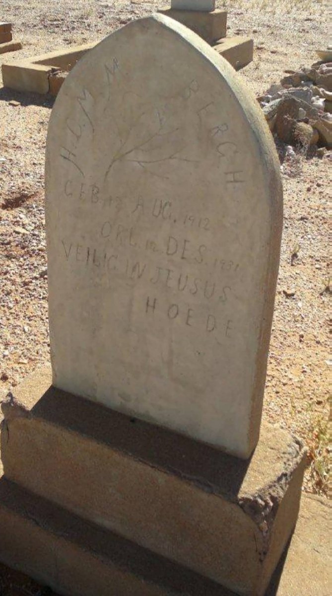 BERGH H.C.M.M. 1912-1931