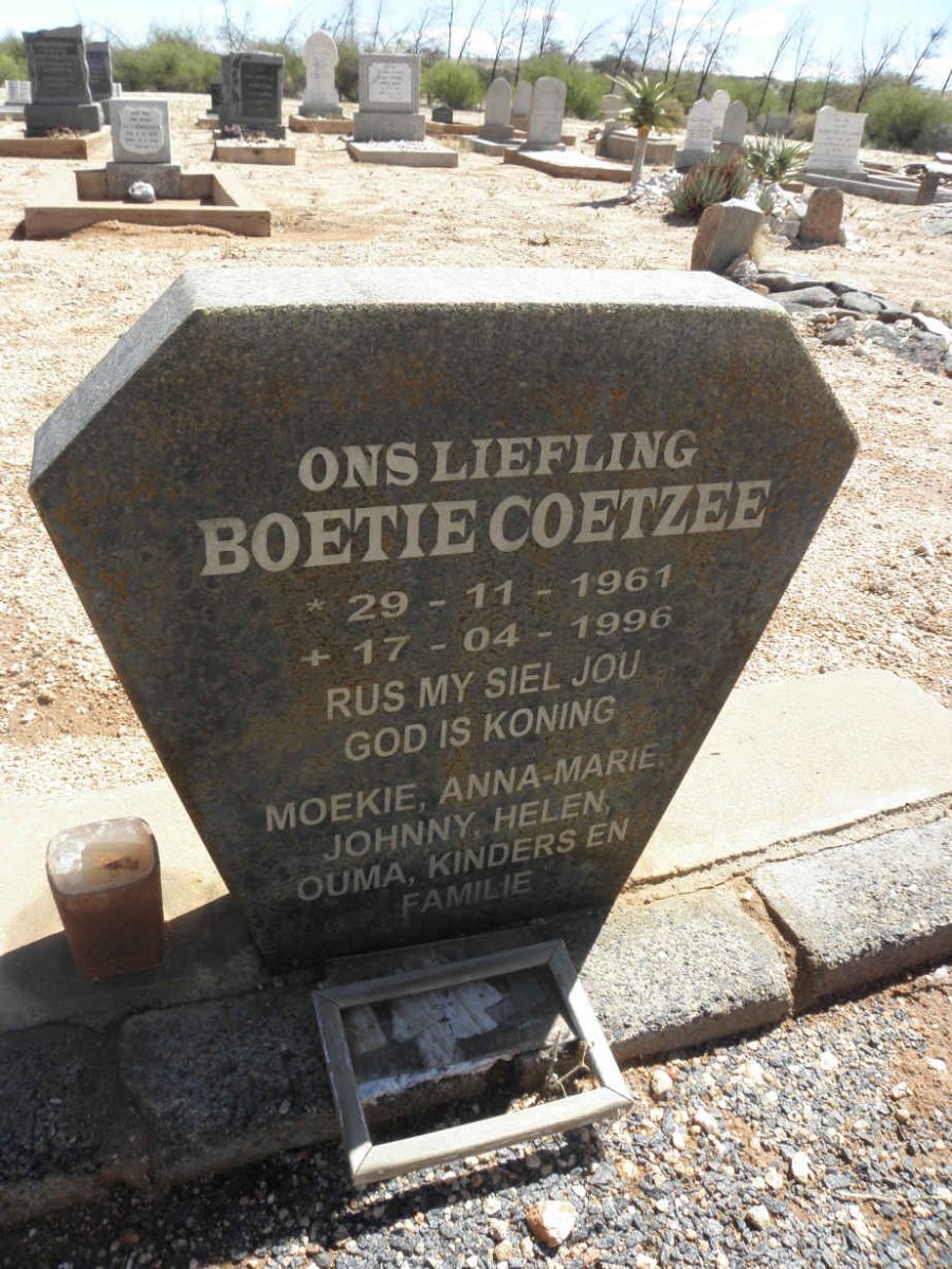 COETZEE Boetie 1961-1990