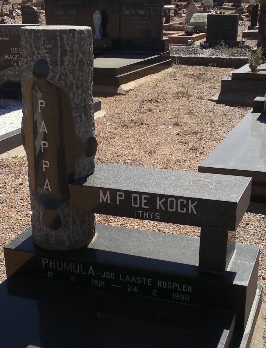 KOCK M.P., de 1921-1998