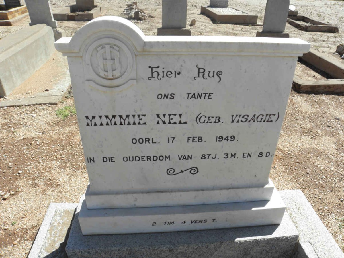 NEL Mimmie nee VISAGIE -1949