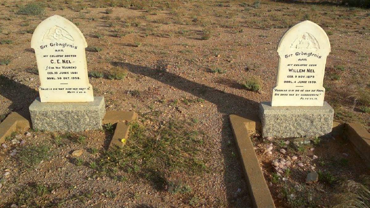 NEL Willem 1879-1939 :: NEL C.E. nee VAN VUUREN 1881-1938