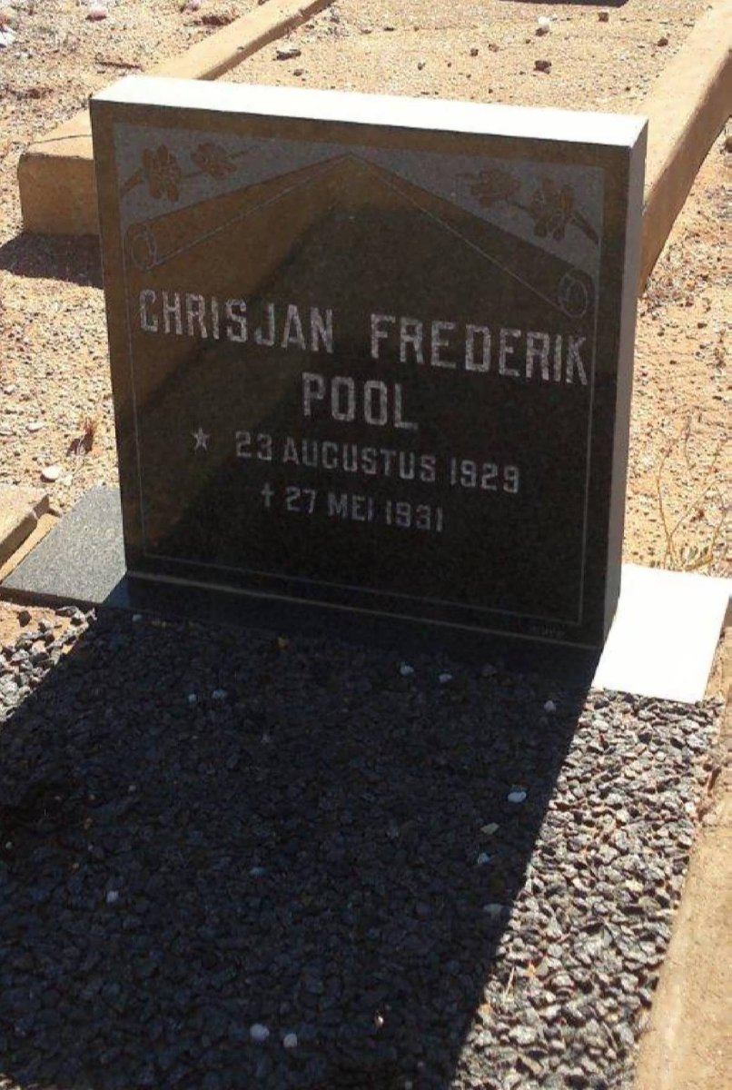 POOL Chrisjan Frederik 1929-1931