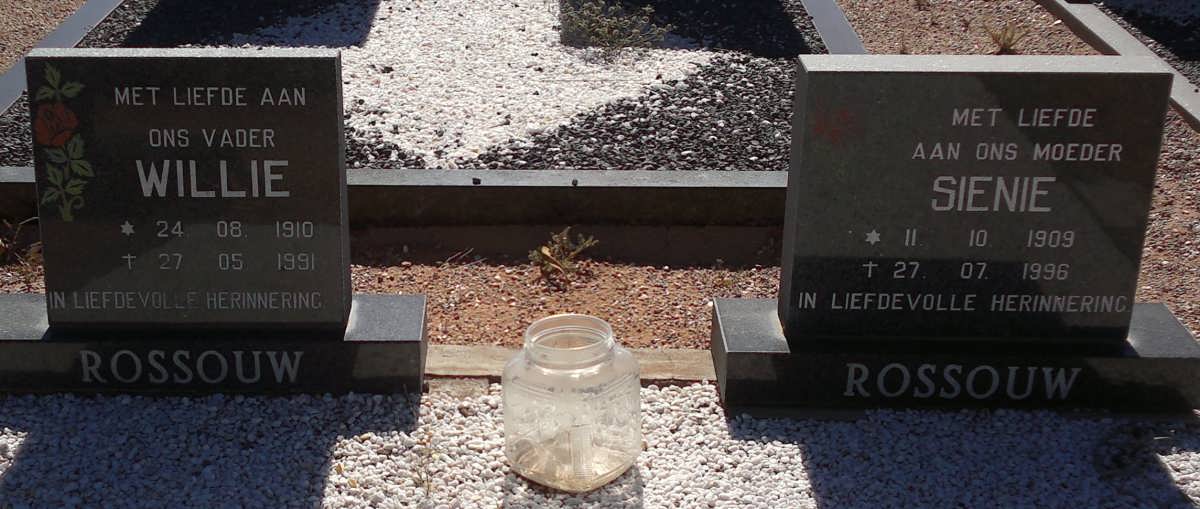 ROSSOUW Willie 1910-1991 &amp; Sienie 1909-1996