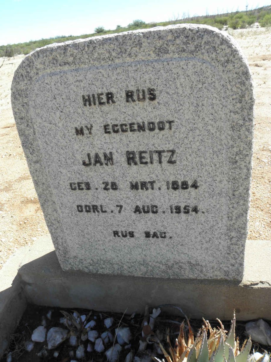 REITZ Jan 1884-1954