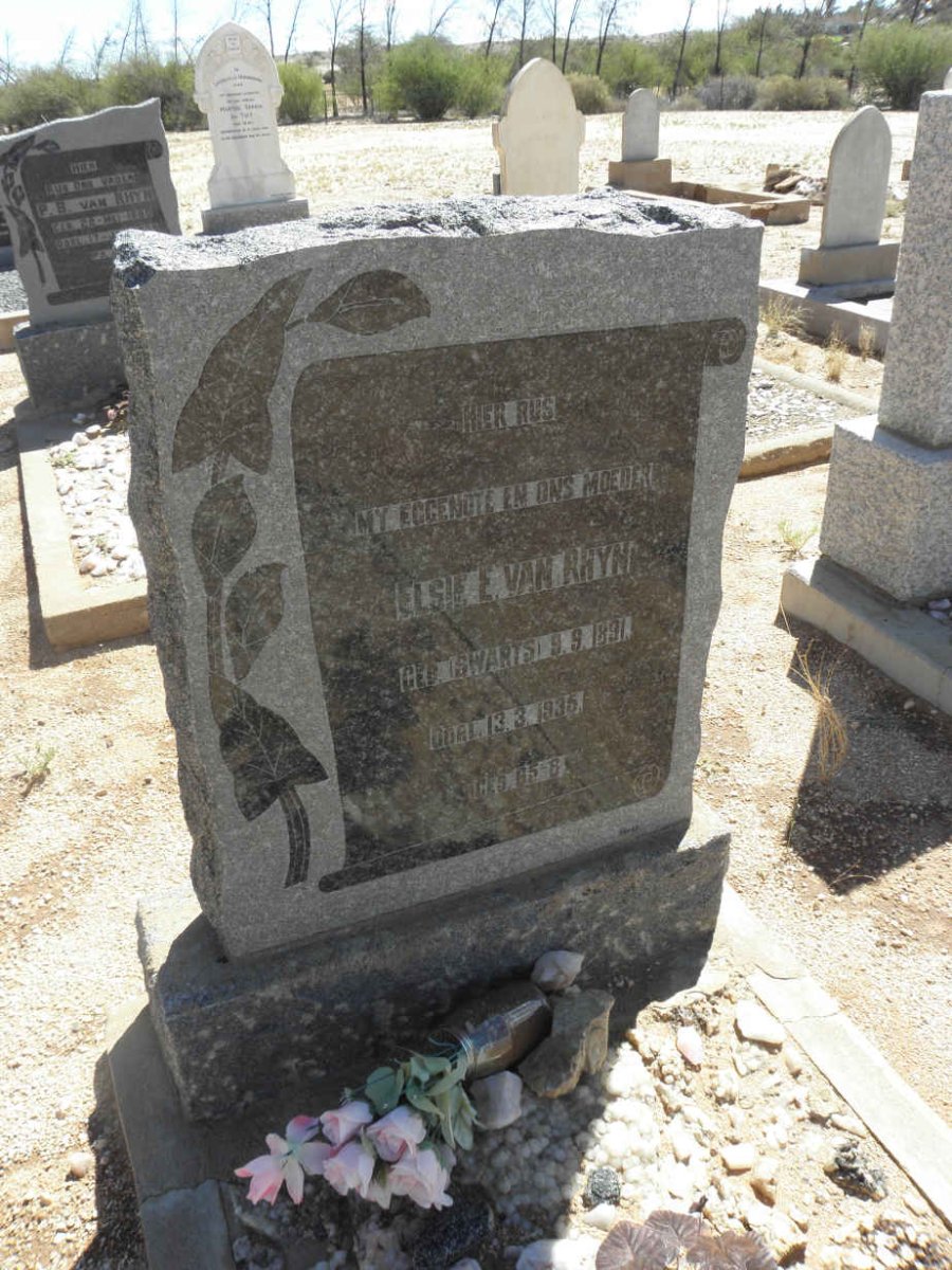 RHYN Elsie E., van nee SWARTS 1891-1935