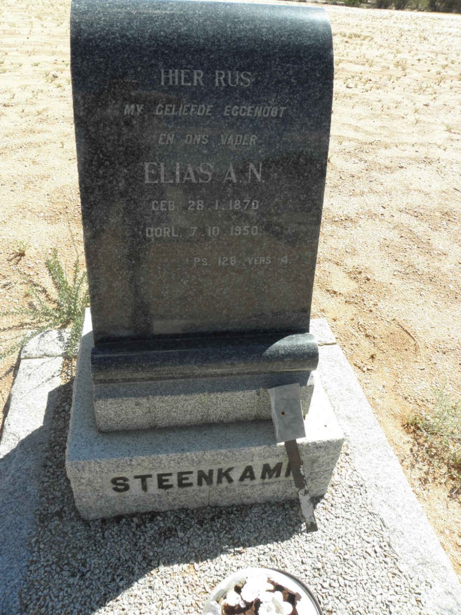 STEENKAMP Elias A.N. 1870-1950