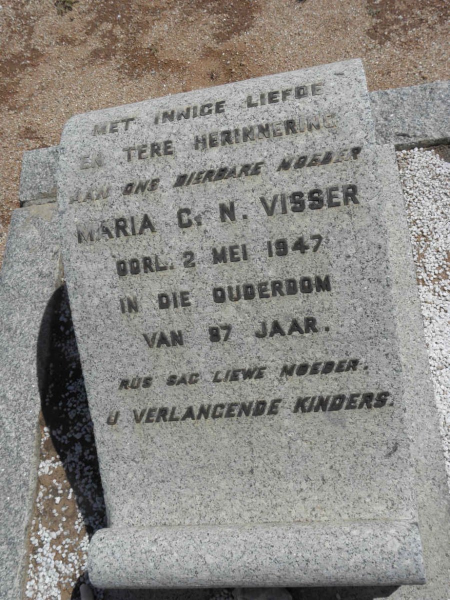 VISSER Maria C.N. -1947