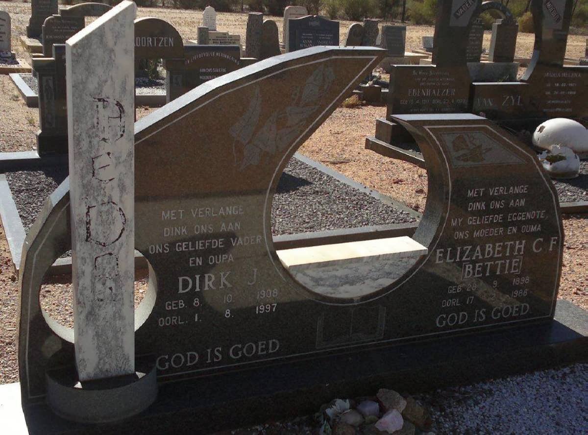 ? Dirk J. 1908-1997 &amp; Elizabeth C.F. 1896-1986