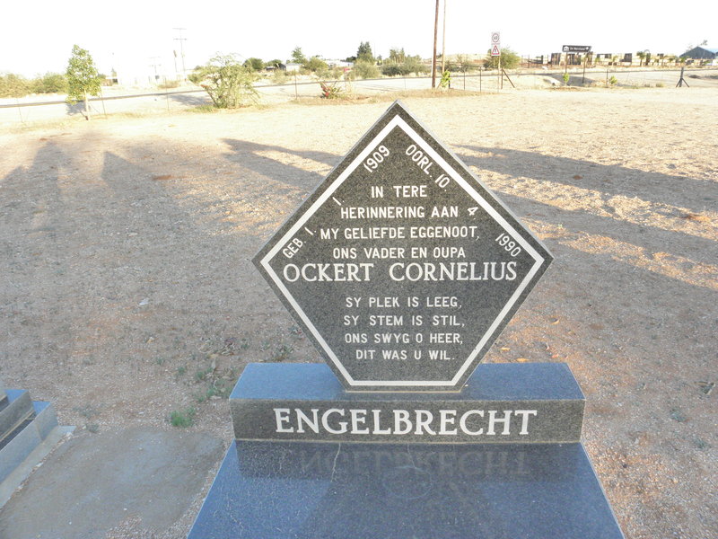 ENGELBRECHT Okkert Cornelius 1909-1990