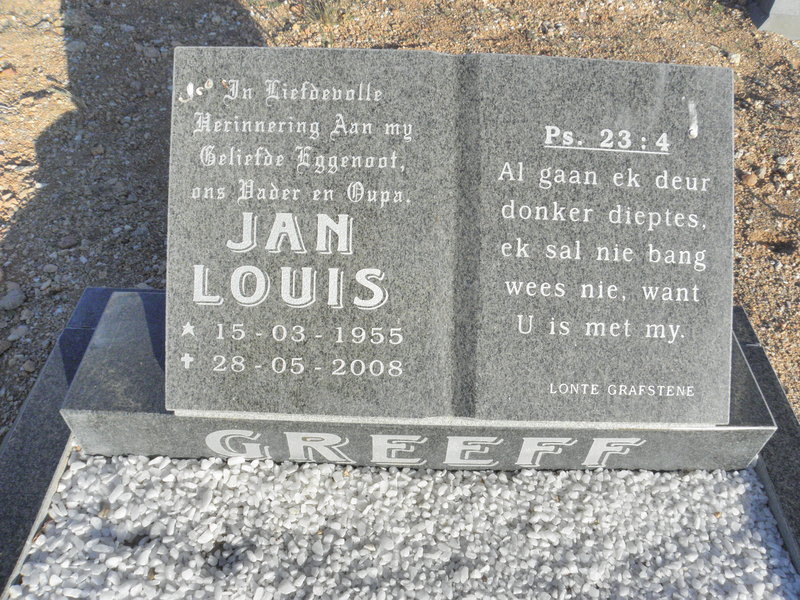 GREEFF Jan Louis 1955-2008