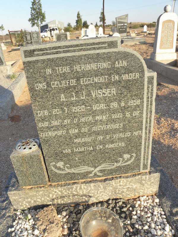 VISSER A.J.J. 1920-1950