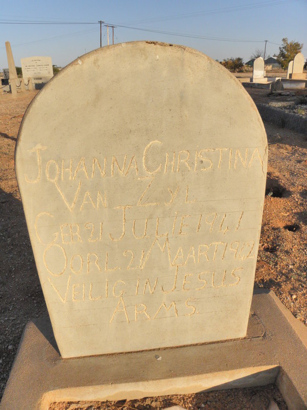 ZYL Johanna Christina, van 1941-1942