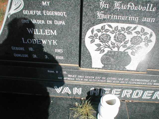 HEERDEN Willem Lodewyk, van 1915-1981