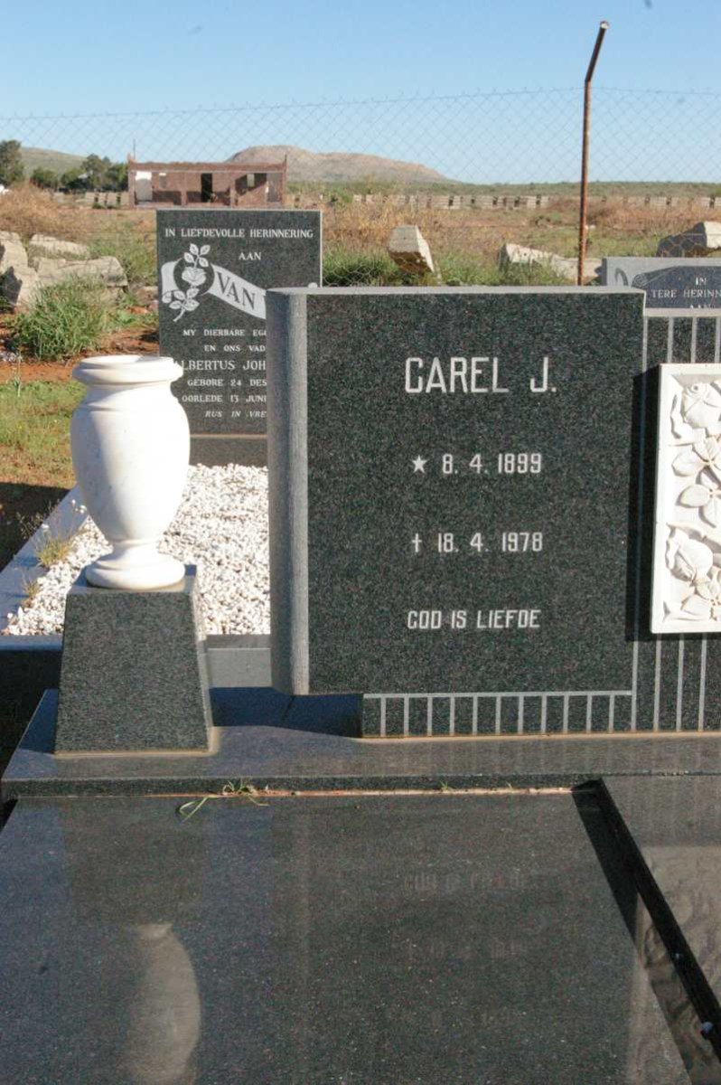 MERWE Carel J., van der 1899-1978 &amp; Susanna M. 1908-1983