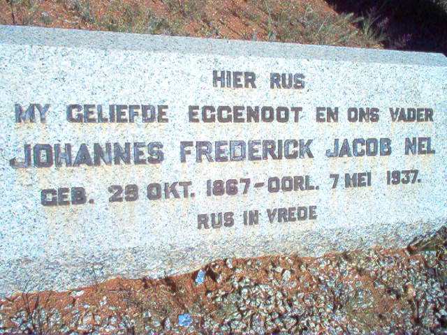 NEL Johannes Frederick Jacob 1867-1937