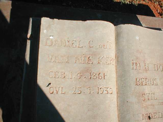 NIEKERK Daniel C.du T., van 1861-1939