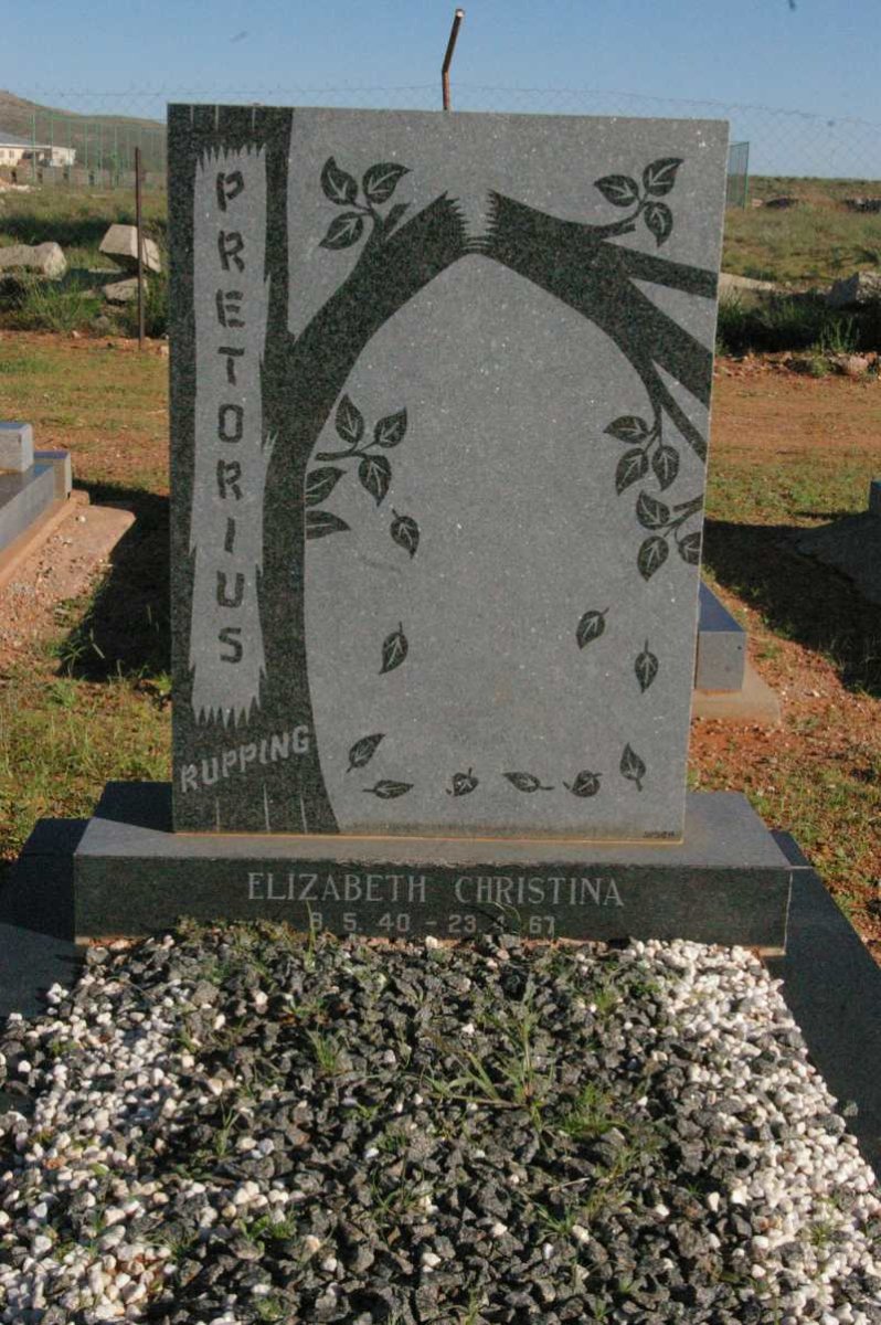 PRETORIUS Elizabeth Christina 1940-1967
