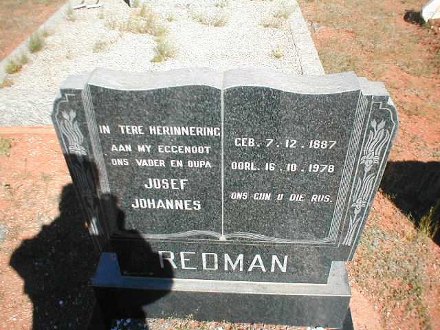 REDMAN Josef Johannes 1887-1978