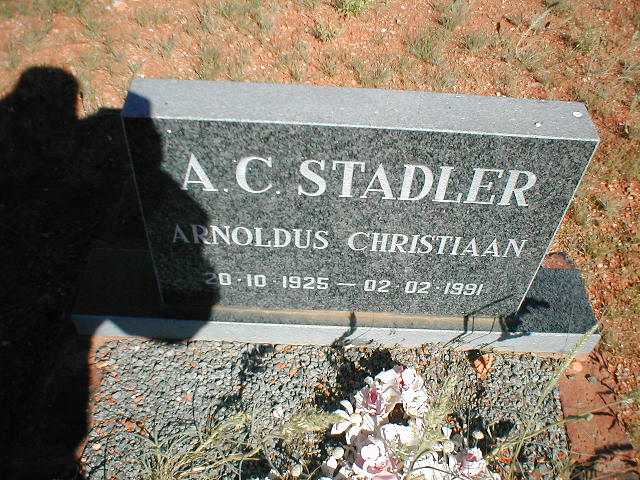 STADLER Arnoldus Christiaan 1925-1991