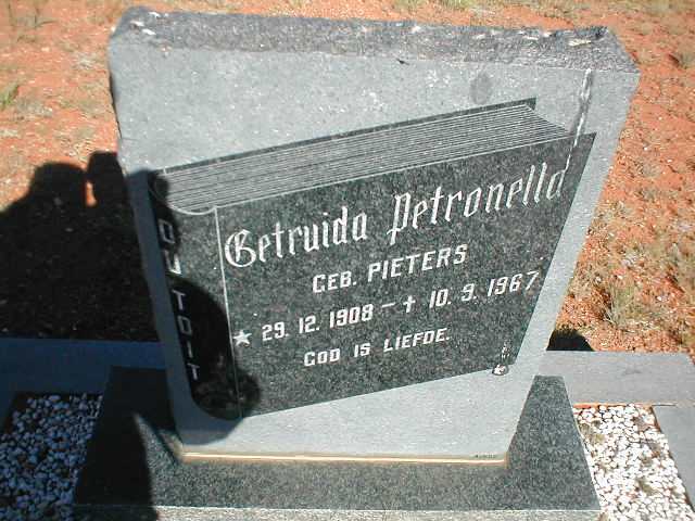 TOIT Getruida Petronella, du nee PIETERS 1908-1967