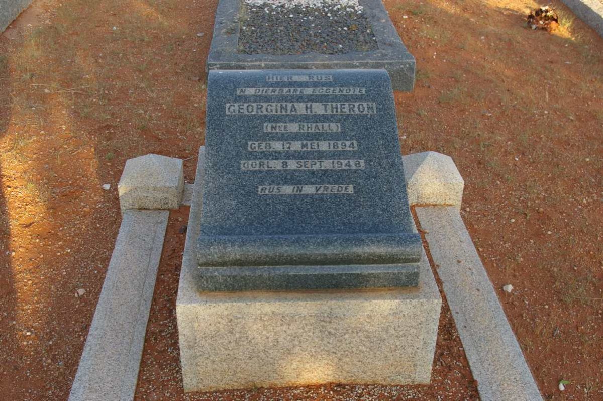 THERON Georgina H. nee RHALL 1894-1948