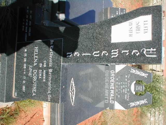 VERMEULEN Helena Dorothea 1915-1997