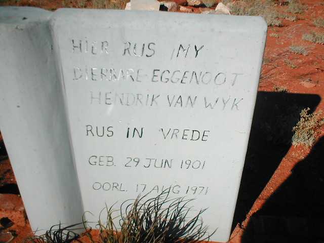 WYK Hendrik, van 1901-1971