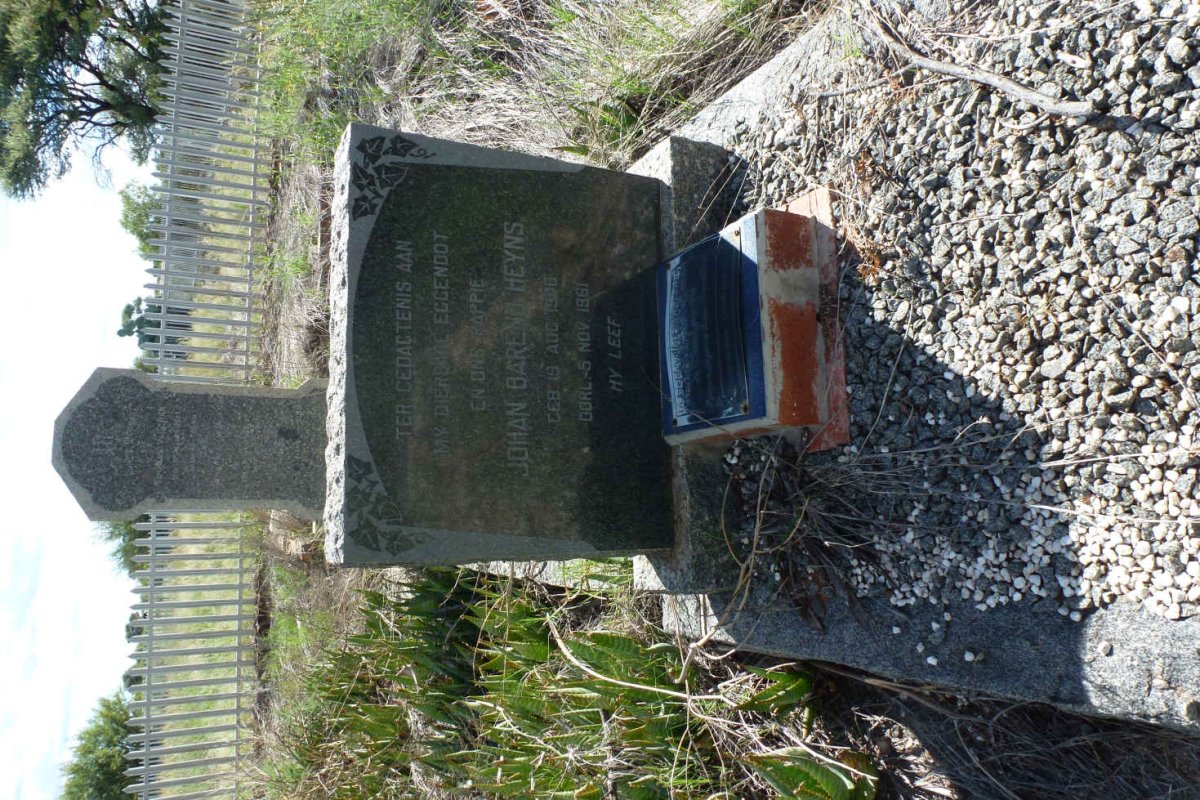 HEYNS Johan Barend 190?-1961 &amp; Susanna Magarieta BRAND 1912-2008