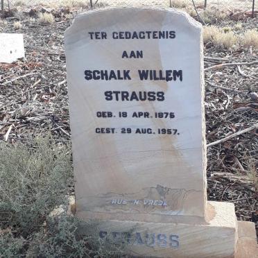 STRAUSS Schalk Willem 1875-1957
