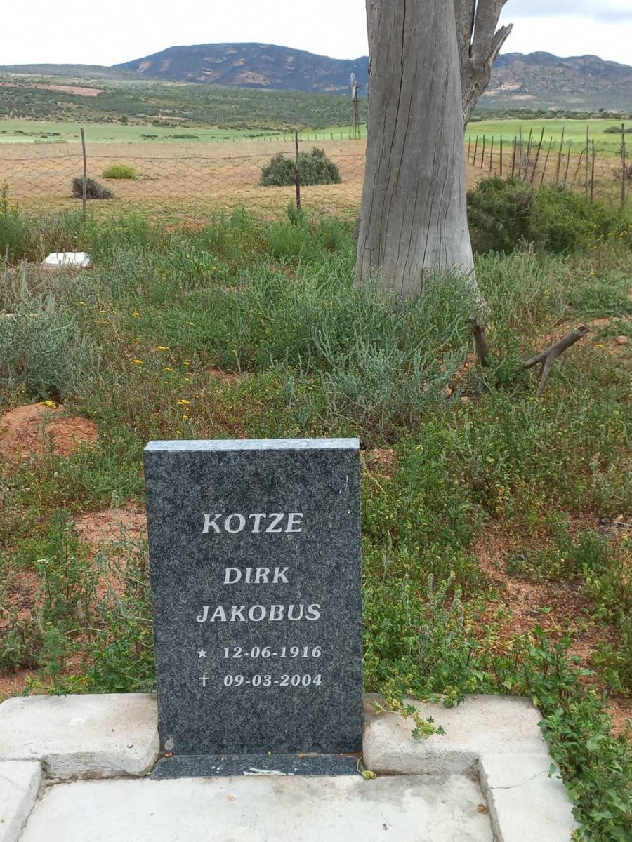 KOTZE Dirk Jakobus 1916-2004