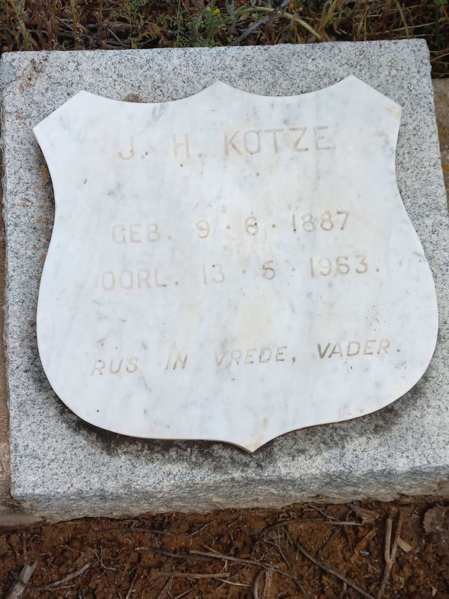 KOTZE J.H. 1887-1963