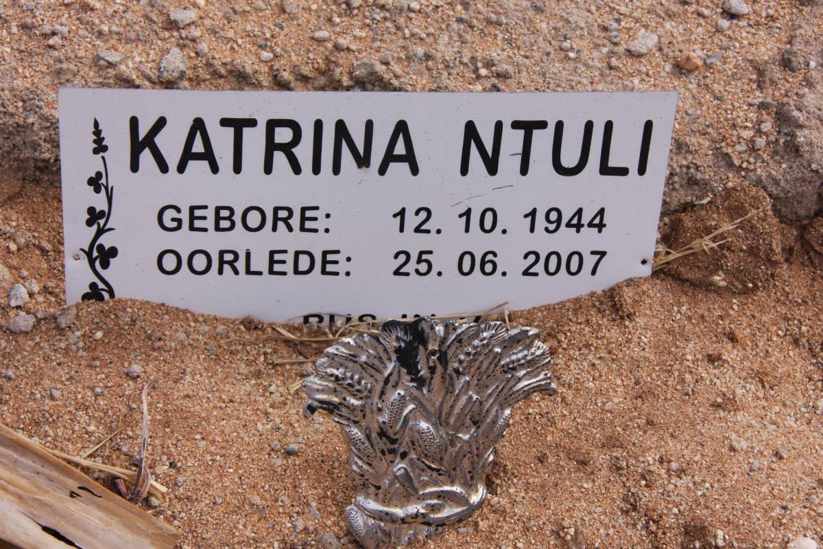 NTULI Katrina 1944-2007