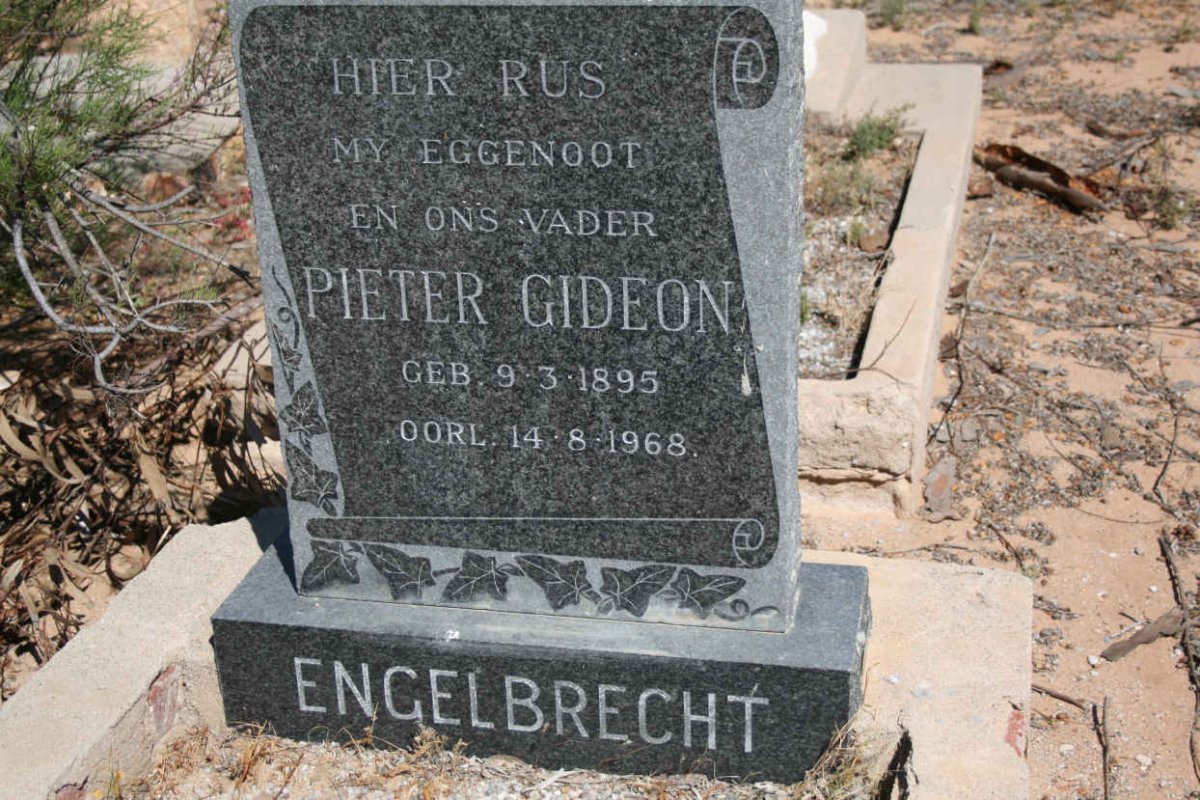 ENGELBRECHT Pieter Gideon 1895-1968