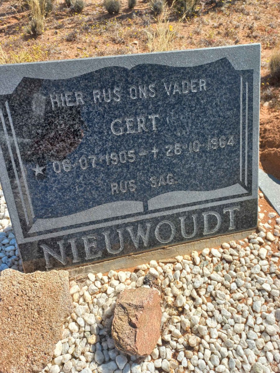 NIEUWOUDT Gert 1905-1964