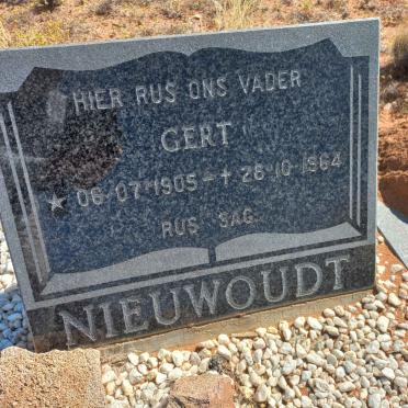 NIEUWOUDT Gert 1905-1964