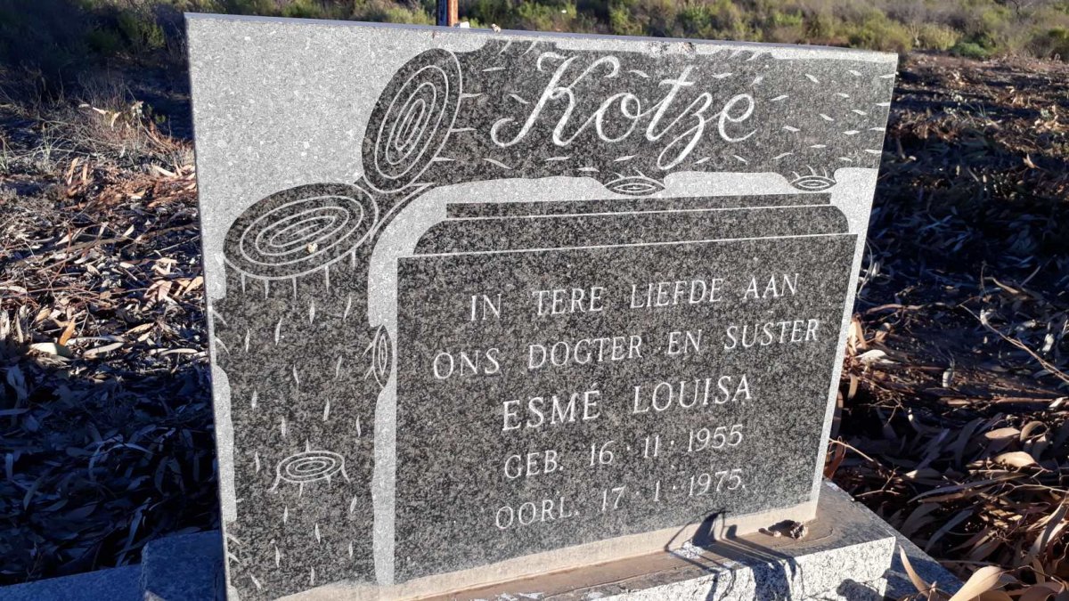 KOTZE Esme Louisa 1955-1975
