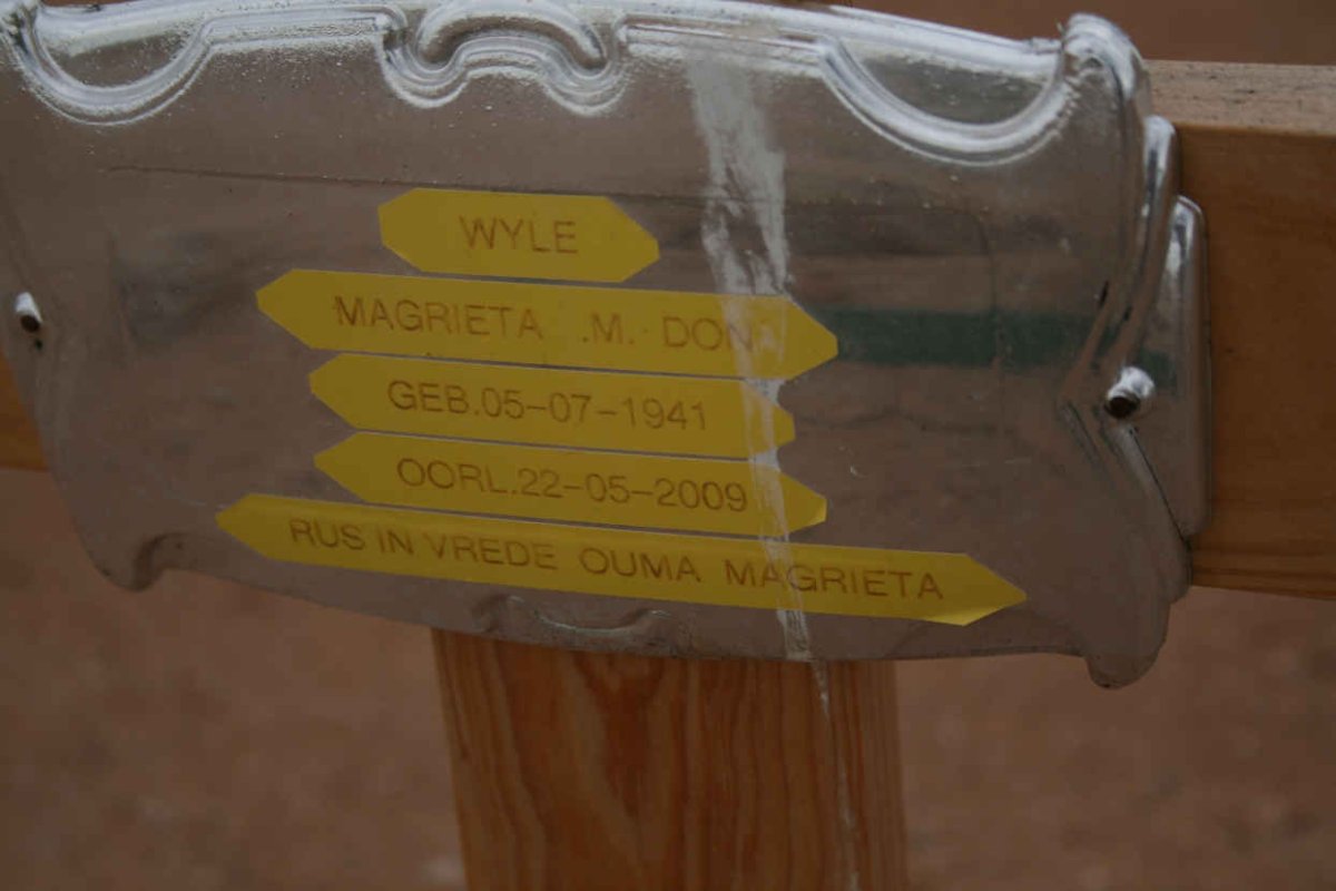 DON Magrieta M. 1941-2009