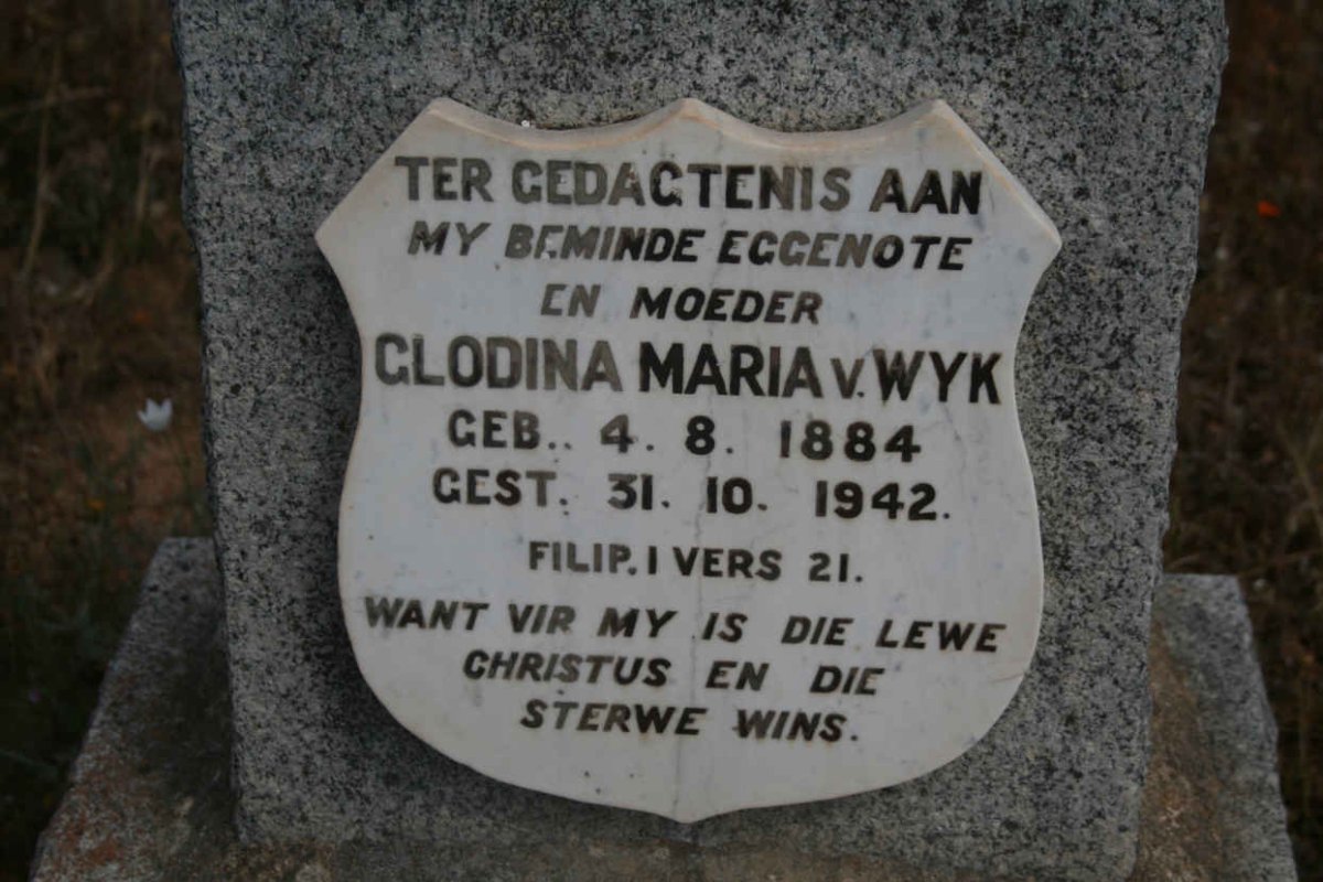 WYK Glodina Maria, van 1884-1942 _2